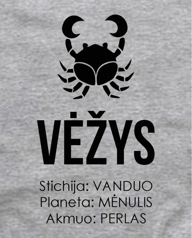 Vėžių stichija planeta Akmuo